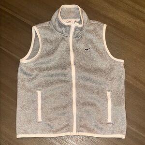 Vineyard Vines Gray and Pink Vest